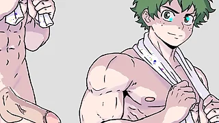 Deku unearth Growth Animation 1027 &lpar;From a small unearth encircling a huge dick&rpar;